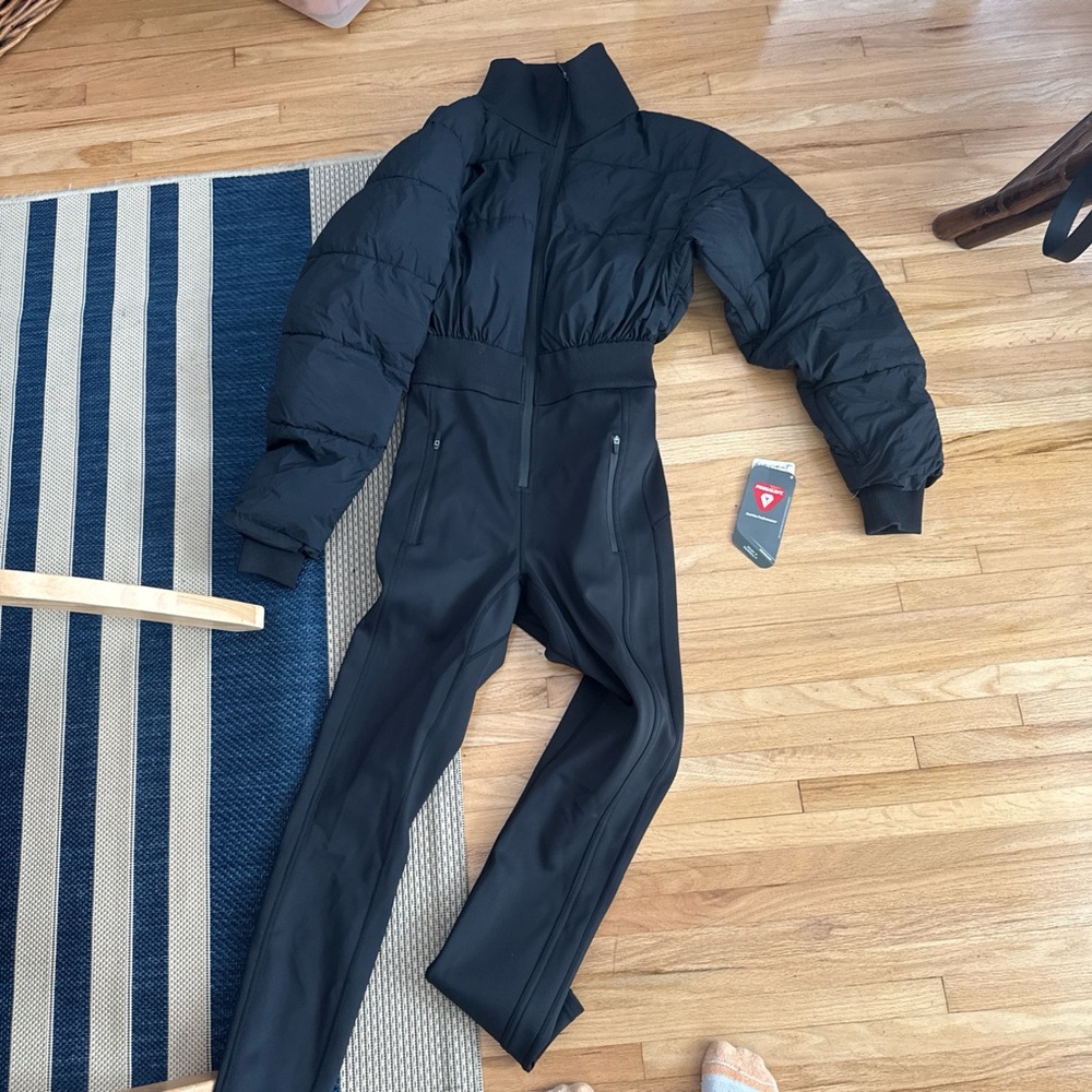 Women's Black Insulated Ski Suit